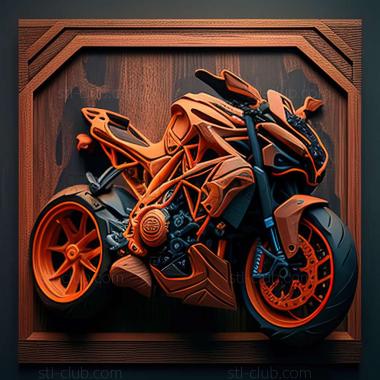 3D мадэль KTM Super Duke R (STL)